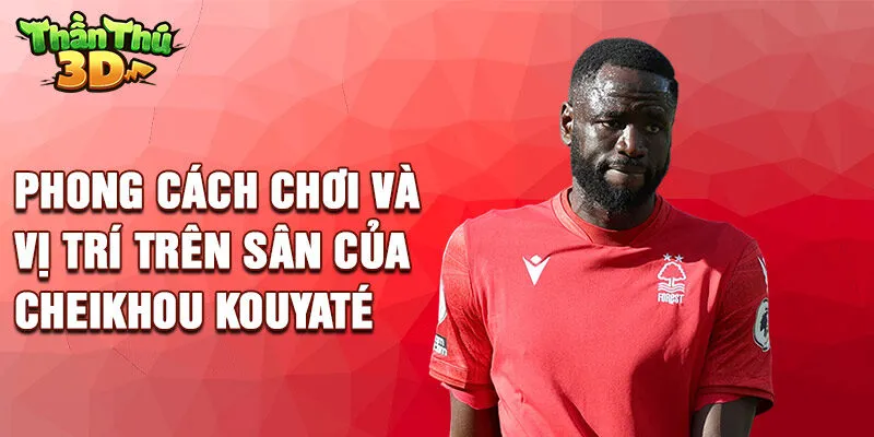 Phong cách chơi và vị trí trên sân của Cheikhou Kouyaté